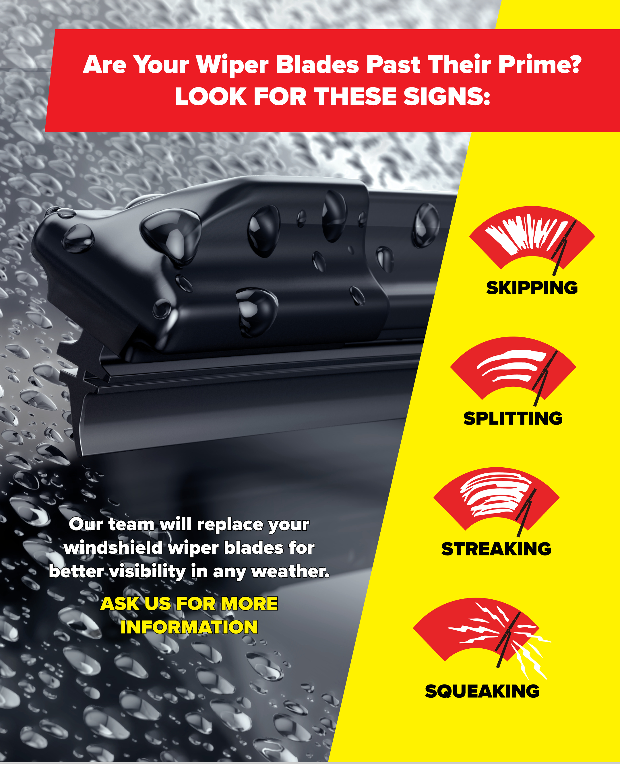 Wiper Blades - Know When to Replace Them