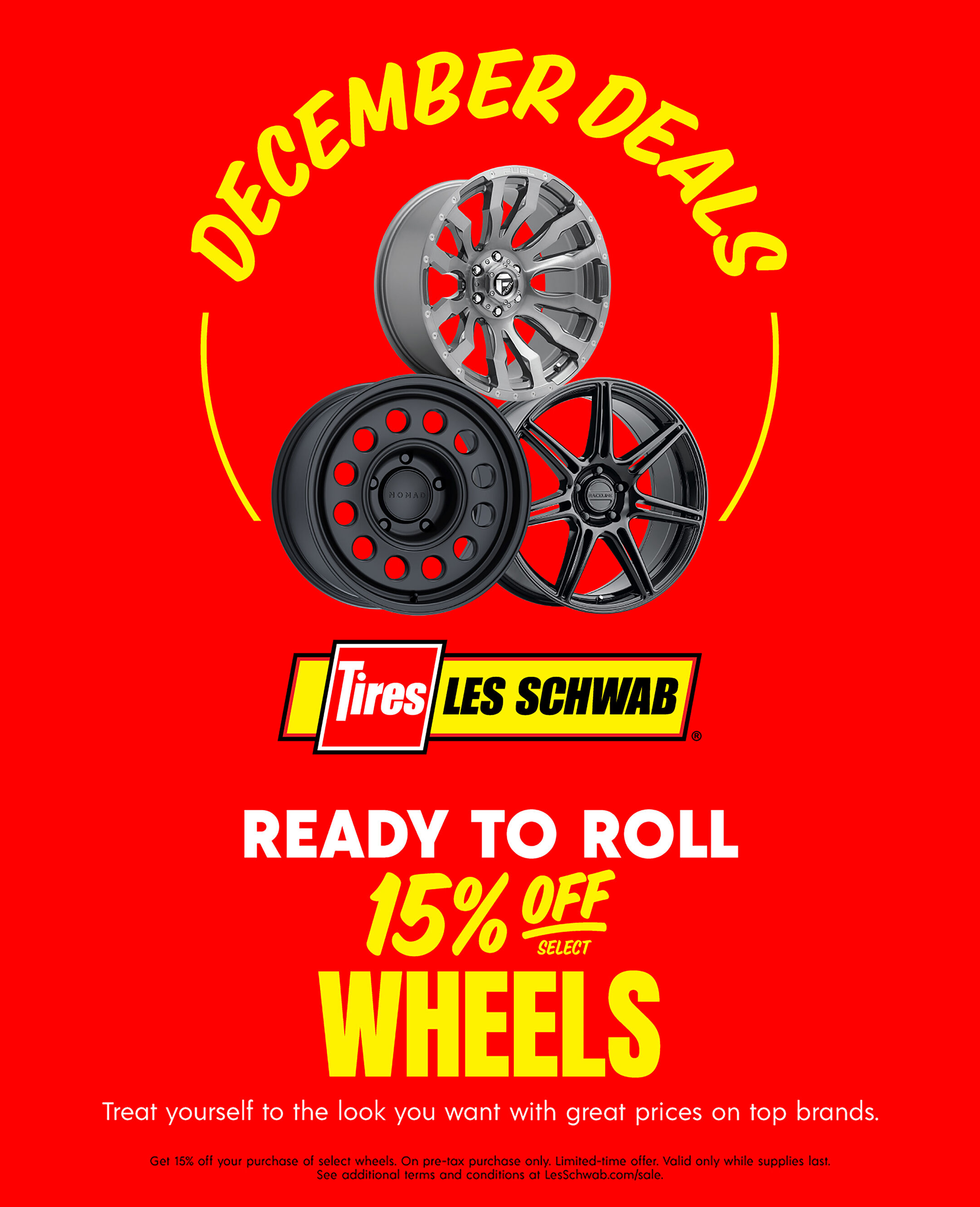 2025 December 1 - December 31 Wheel Sale