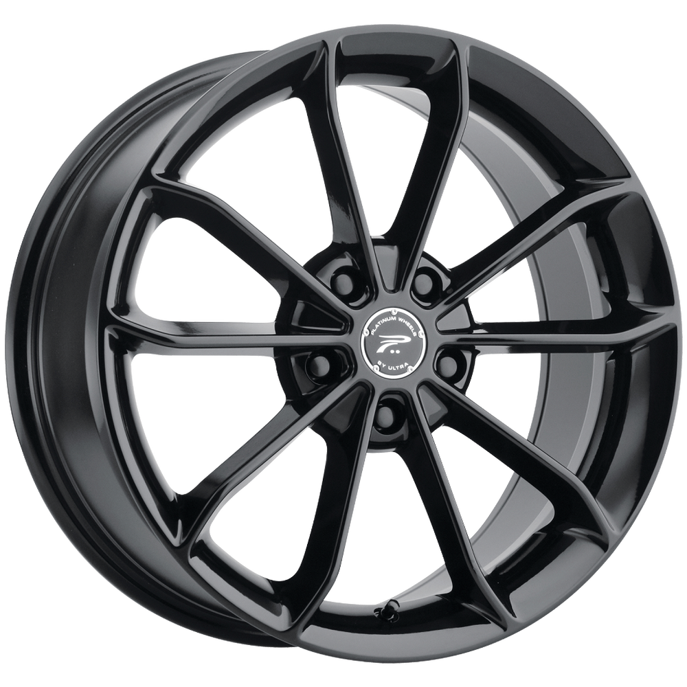 Platinum Revelation Wheel Black Finish - Les Schwab