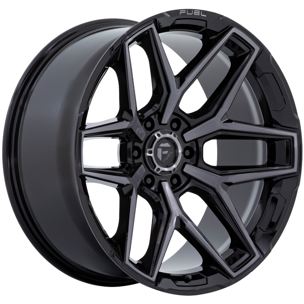 Fuel Flux Wheel Black Finish Les Schwab