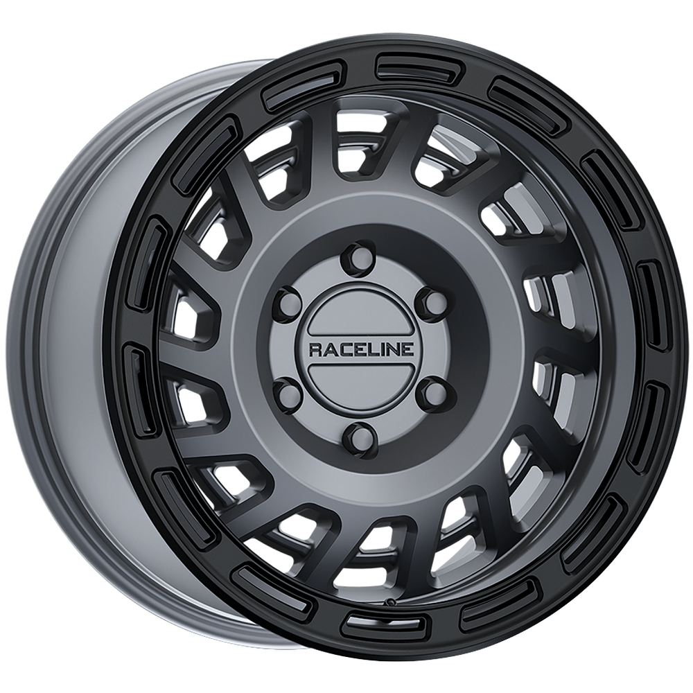 Raceline Halo Wheel Grey Finish Les Schwab