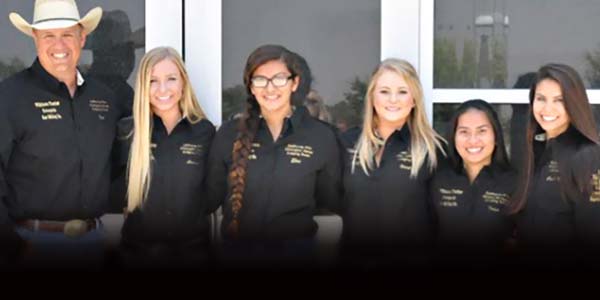 Several members of the California chapter of Future Farmers of America pose together.