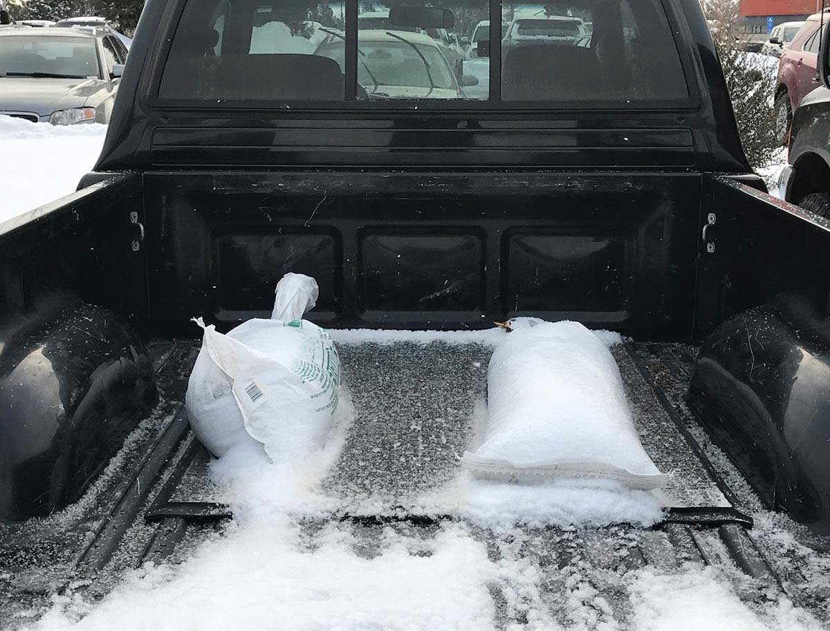 Best Place to Put Sandbags in Truck