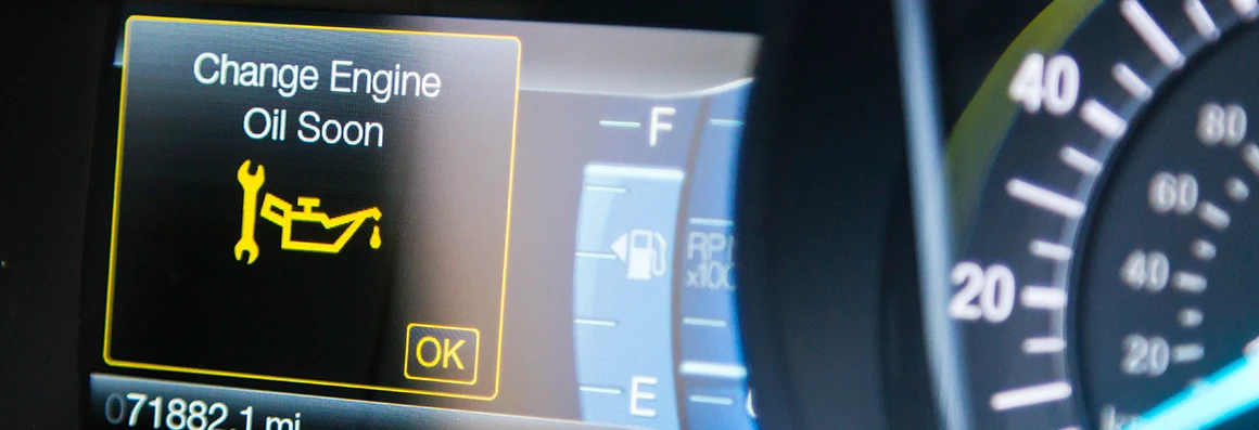 Change engine oil soon dashboard light illuminated