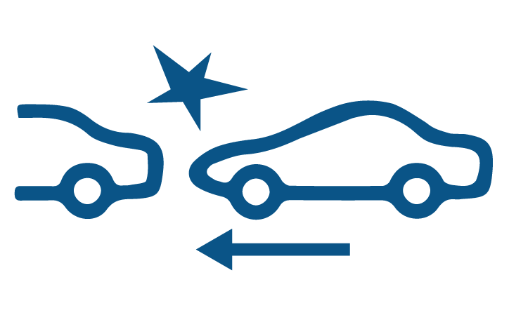 Automated Emergency Braking and Collision Warning Icon