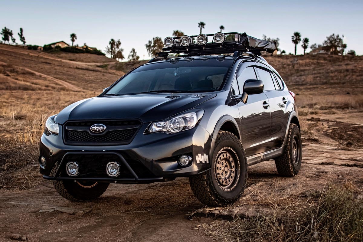 Black Subaru Outback Wilderness