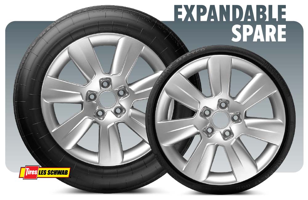 Expandable/Inflatable Spare Tire