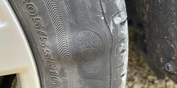 What Do Tire Sidewall Bubbles Mean?