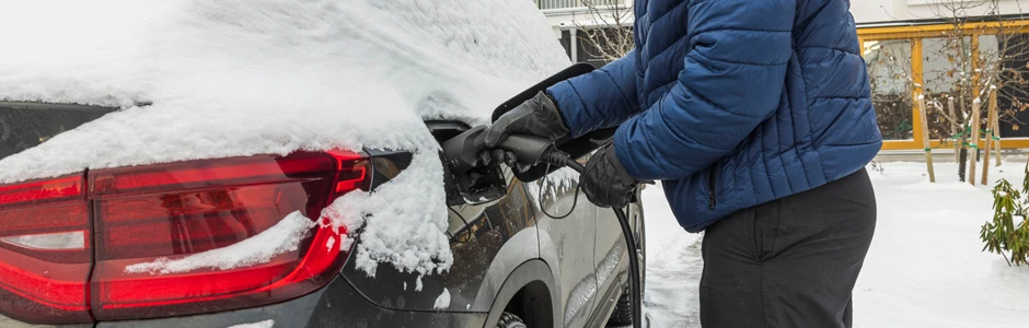 Charging an electric vehicle in the winter