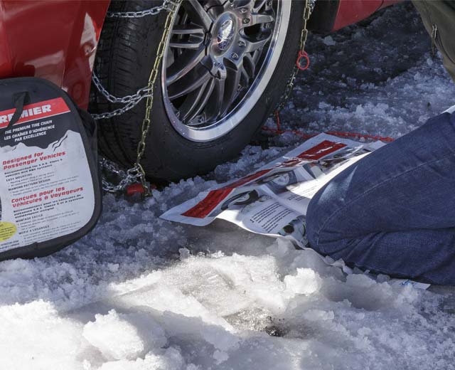How to Put on Snow Chains and Drive Safely Les Schwab