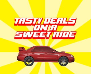 Tasty deals ona. sweet ride