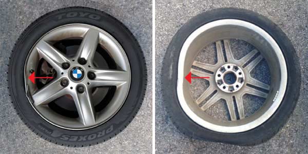 damage pothole hitting tires does wheel potholes bent wheels