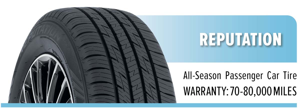 Eclipse tire with 70,000 mile warranty