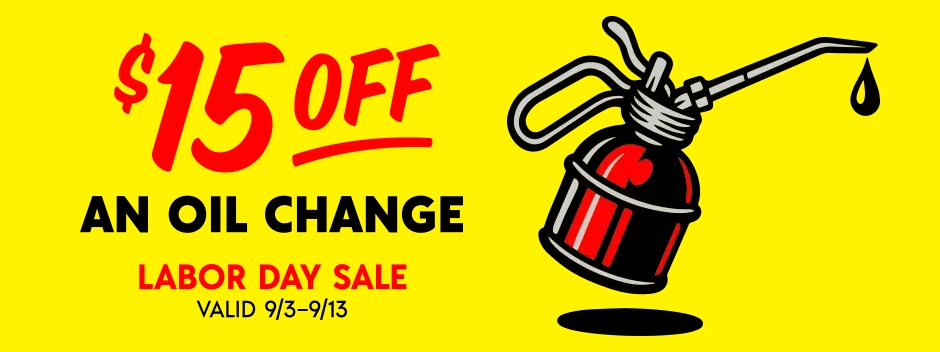$15 Off Oil Changes