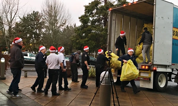 Les Schwab Headquarters Toy Drive