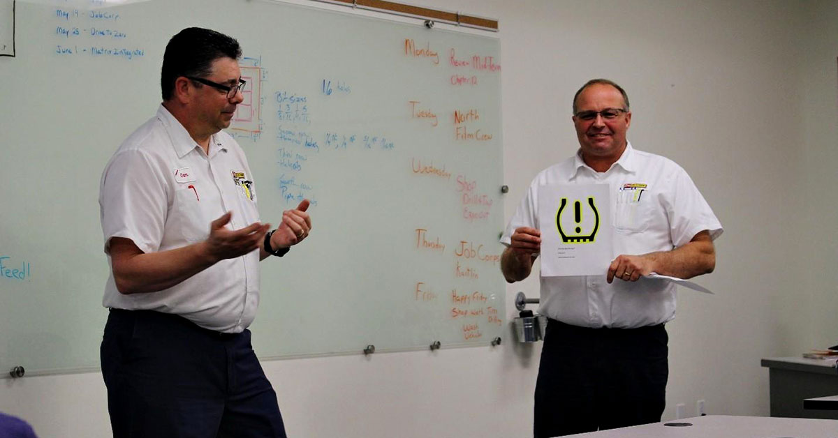 Cam Durrell and Howard Magden explain tire pressure monitoring system lights